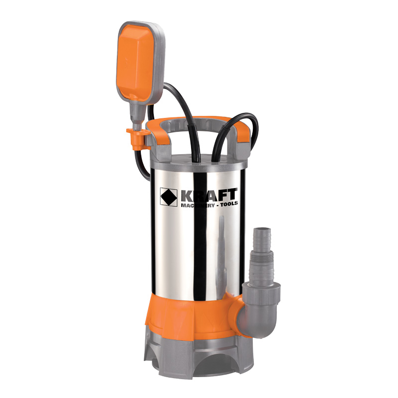 ΑΝΤΛΙΑ ΥΠΟΒΡΥΧΙΑ ΑΚΑΘΑΡΤΩΝ INOX 750W - 63575 - KRAFT