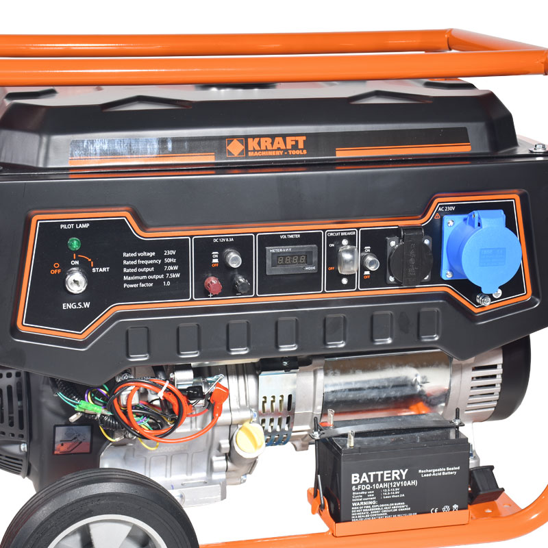 ΗΛΕΚΤΡΟΓΕΝΝΗΤΡΙΑ ΒΕΝΖΙΝΗΣ | 7000W | LT-9000 | - 63727 - KRAFT