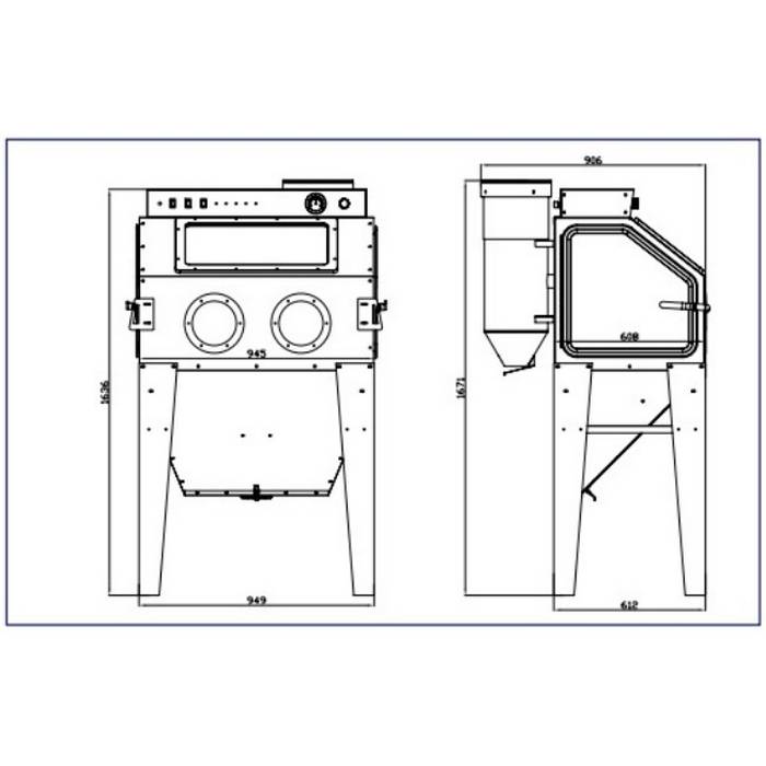 ΚΑΜΠΙΝΑ ΑΜΜΟΒΟΛΗΣ ΠΑΓΚΟΥ 350lt EXPRESS