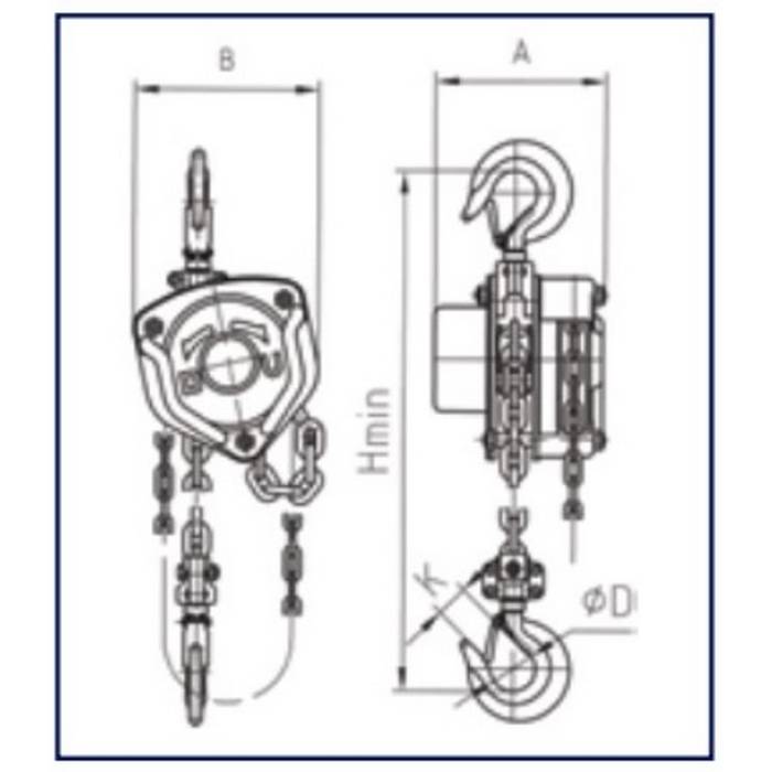 ΠΑΛΑΓΚΑ ΑΛΥΣΙΔΑΣ ΧΕΙΡΟΣ  2TN - 3 m - 63055 - EXPRESS 