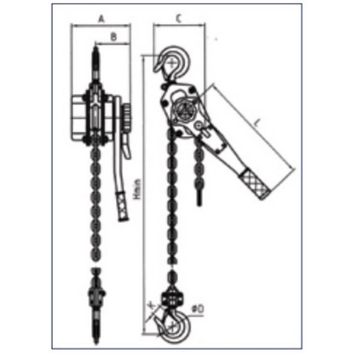 ΚΡΙΚΟΠΑΛΑΓΚΟ 3TON - 1.5 m - 63058 - EXPRESS