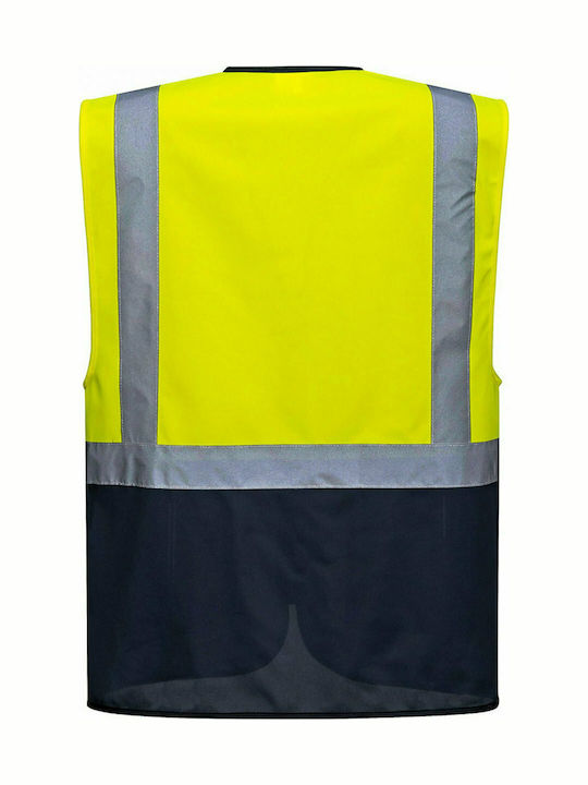 ΓΙΛΕΚΟ ΥΨΗΛΗΣ ΟΡΑΤΟΤΗΤΑΣ C476 YELLOW-NAVY PORTWEST 