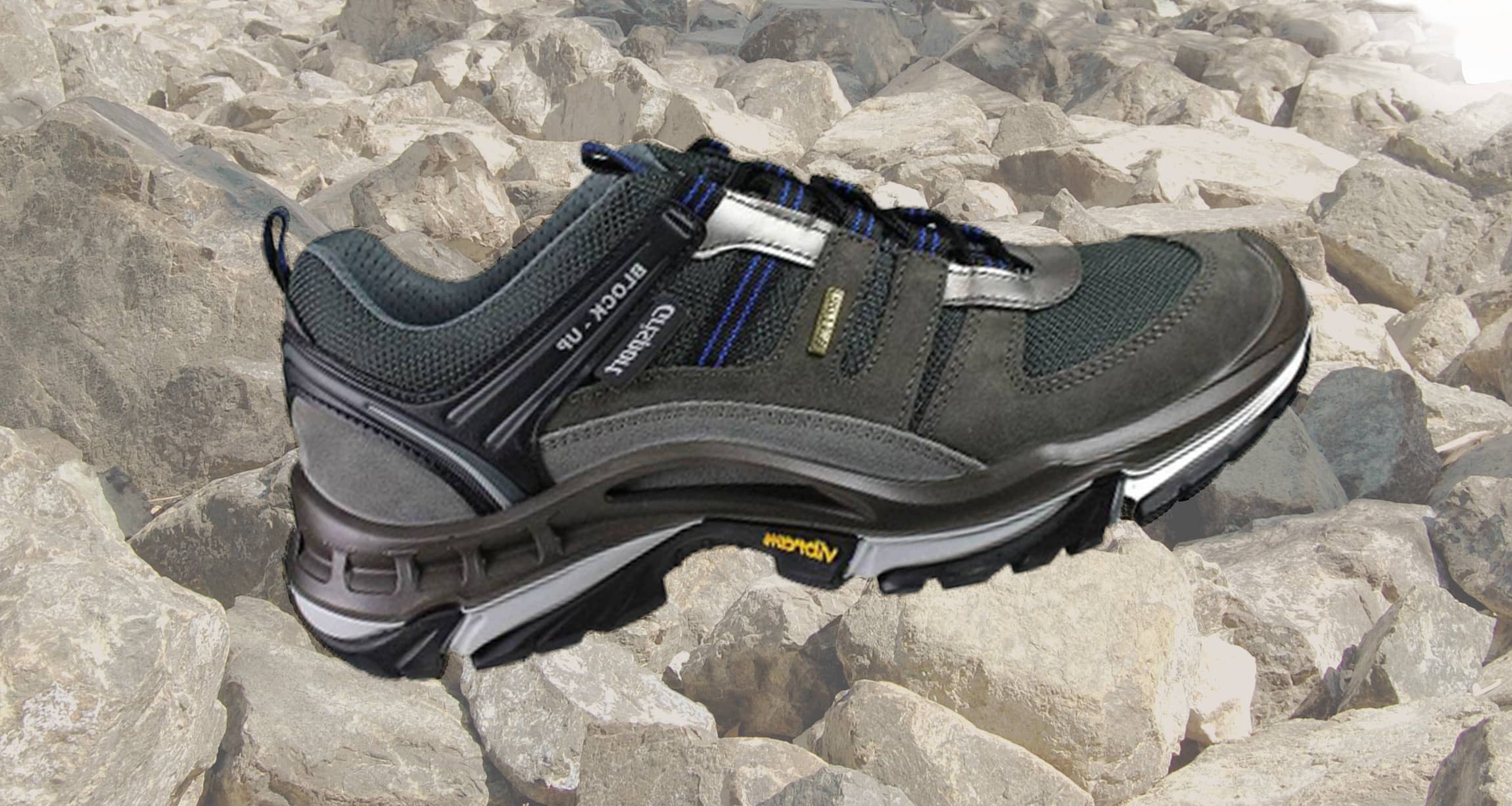 ΠΑΠΟΥΤΣΙΑ ΠΕΖΟΠΟΡΙΑΣ GRISPORT ΧΑΜΗΛΑ VIBRAM ΓΚΡΙ