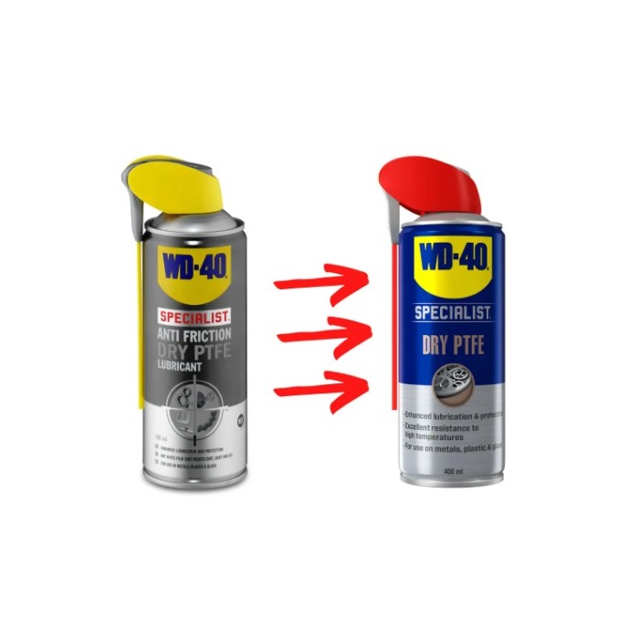 ΣΠΡΕΪ ΞΗΡΟΥ ΤΥΠΟΥ  PTFE ANTI FRICTION 400ml WD-40