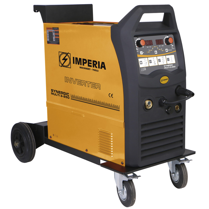 ΗΛΕΚΤΡΟΣΥΓΚΟΛΛΗΣΗ SYNERGIC |MULTI |3 ΣΕ 1 |250Α|MIG | TIG | MMA | 65675 IMPERIA