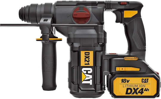 CAT DX21 Κρουστικό Σκαπτικό  Μπαταρίας 18V 2x4Ah SDS Plus