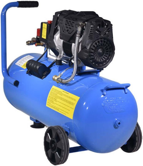 ΑΕΡΟΣΥΜΠΙΕΣΤΗΣ OILFREE | ΧΑΜΗΛΟΥ ΘΟΡΥΒΟΥ | 50LT / 2,0HP - 10 BAR | 602090 - TOROS