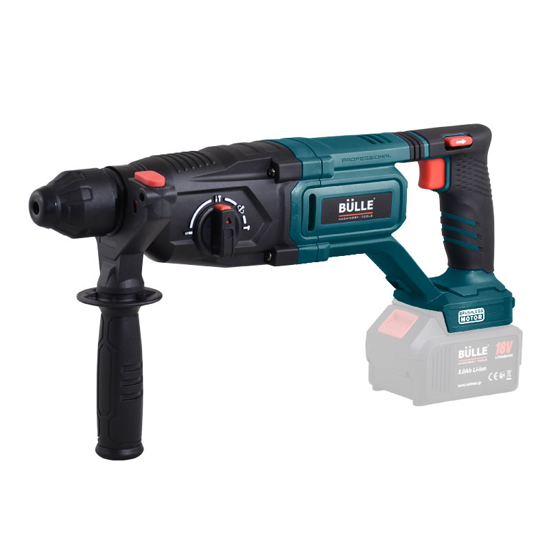 ΠΝΕΥΜΑΤΙΚΟ ΠΙΣΤΟΛΕΤΟ ΜΠΑΤΑΡΙΑΣ (BRUSHLESS) 2.8J, 18V SDS-PLUS, 4 ΛΕΙΤΟΥΡΓΙΩΝ (SOLO) -  633376  - BULLE