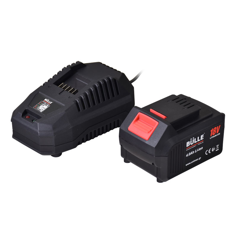 ΣΠΑΘΟΣΕΓΑ BRUSHLESS 18V, ΒΑΡΕΩΣ ΤΥΠΟΥ ΜΕ ΤΑΧΥΦΟΡΤΙΣΤΗ ΚΑΙ ΜΠΑΤΑΡΙΑ ΛΙΘΙΟΥ 4AH  -  633387  -  BULLE
