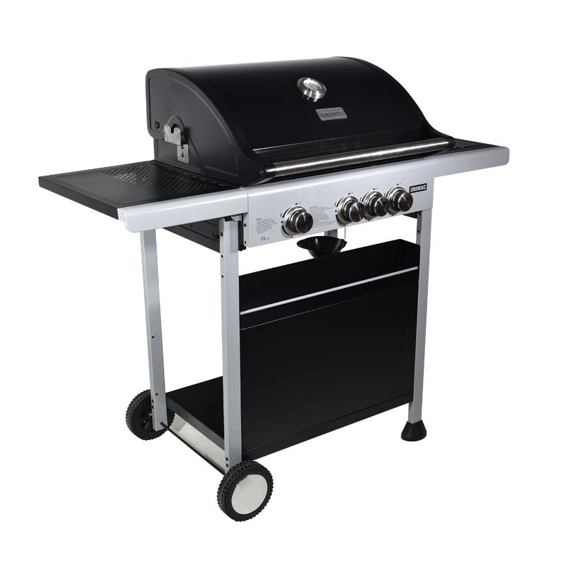 ΨΗΣΤΑΡΙΑ ΥΓΡΑΕΡΙΟΥ BBQ |TREND LINE|3 ΕΣΤΙΕΣ + ΠΛΑΪΝΟ ΜΑΤΙ  -  661331  -  UNIMAC
