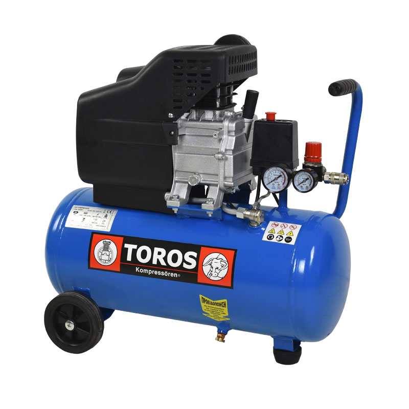 ΑΕΡΟΣΥΜΠΙΕΣΤΗΣ ΜΟΝΟΜΠΛΟΚ 24LT/2,5HP 230V - 602081 - TOROS
