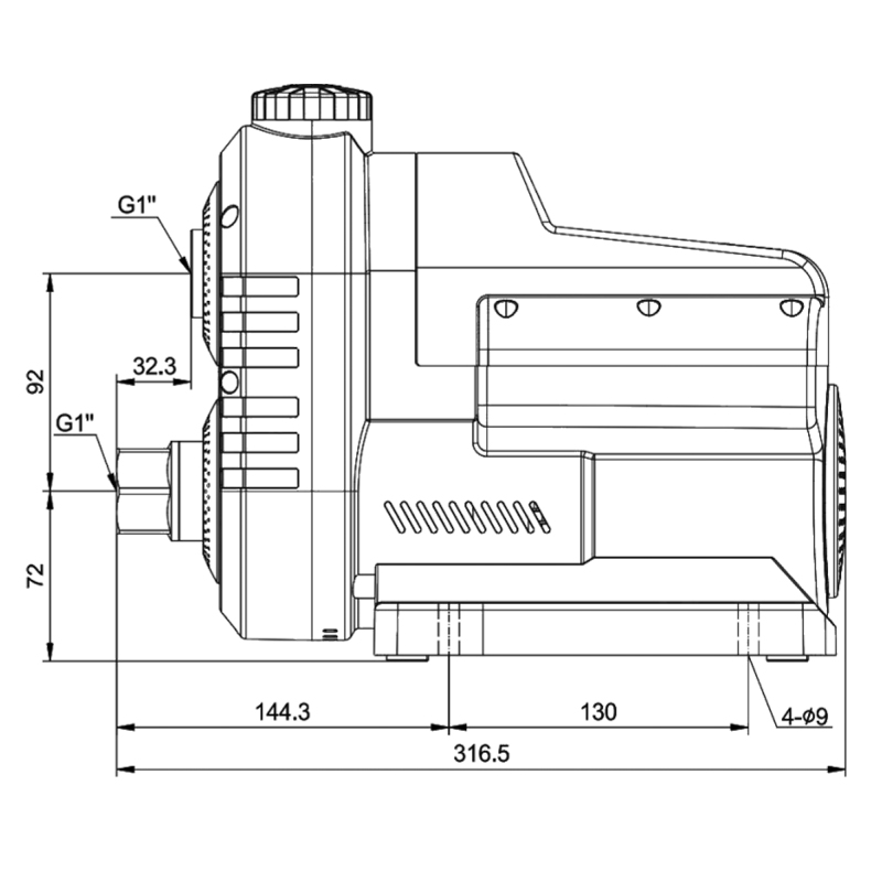 ΑΝΤΛΙΑ ΝΕΡΟΥ INVERTER INOX 650W ΠΟΛΥΒΑΘΜΙΑ | ΑΘΟΡΥΒΗ |61dB(A) | 43519 - KRAFT