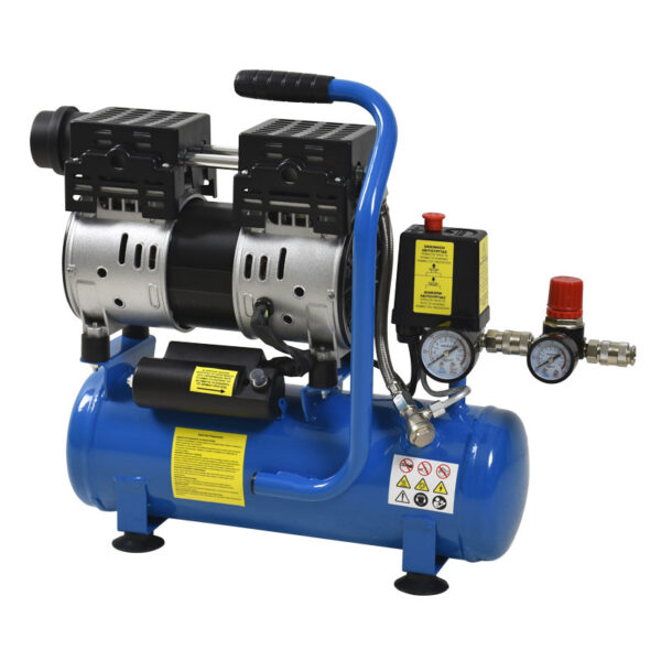 ΑΕΡΟΣΥΜΠΙΕΣΤΗΣ OILFREE ΧΑΜΗΛΟΥ ΘΟΡΥΒΟΥ | SILENT | 6LT | 1,0HP | 602086 - TOROS