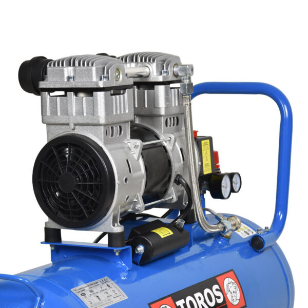 ΑΕΡΟΣΥΜΠΙΕΣΤΗΣ OILFREE ΧΑΜΗΛΟΥ ΘΟΡΥΒΟΥ | SILENT | 50LT | 2,0HP | 602088 - TOROS