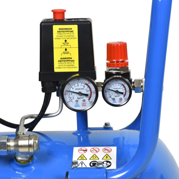 ΑΕΡΟΣΥΜΠΙΕΣΤΗΣ OILFREE ΧΑΜΗΛΟΥ ΘΟΡΥΒΟΥ | SILENT | 50LT | 2,0HP | 602088 - TOROS
