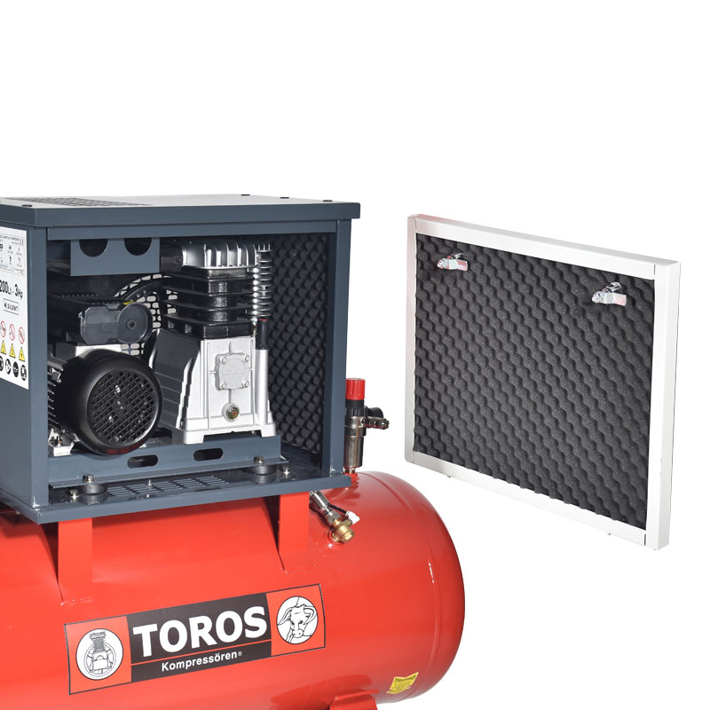 ΑΕΡΟΣΥΜΠΙΕΣΤΗΣ ΗΧΟΜΟΝΩΜΕΝΟΣ (SILENT) ΚΛΕΙΣΤΟΥ ΤΥΠΟΥ ΠΛΗΡΗΣ ΜΕ ΑΕΡΟΦΥΛΑΚΙΟ 3HP/10bar - 602119 - TOROS