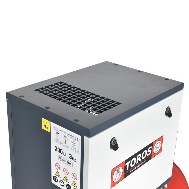 ΑΕΡΟΣΥΜΠΙΕΣΤΗΣ ΗΧΟΜΟΝΩΜΕΝΟΣ (SILENT) ΚΛΕΙΣΤΟΥ ΤΥΠΟΥ ΠΛΗΡΗΣ ΜΕ ΑΕΡΟΦΥΛΑΚΙΟ 3HP/10bar - 602119 - TOROS