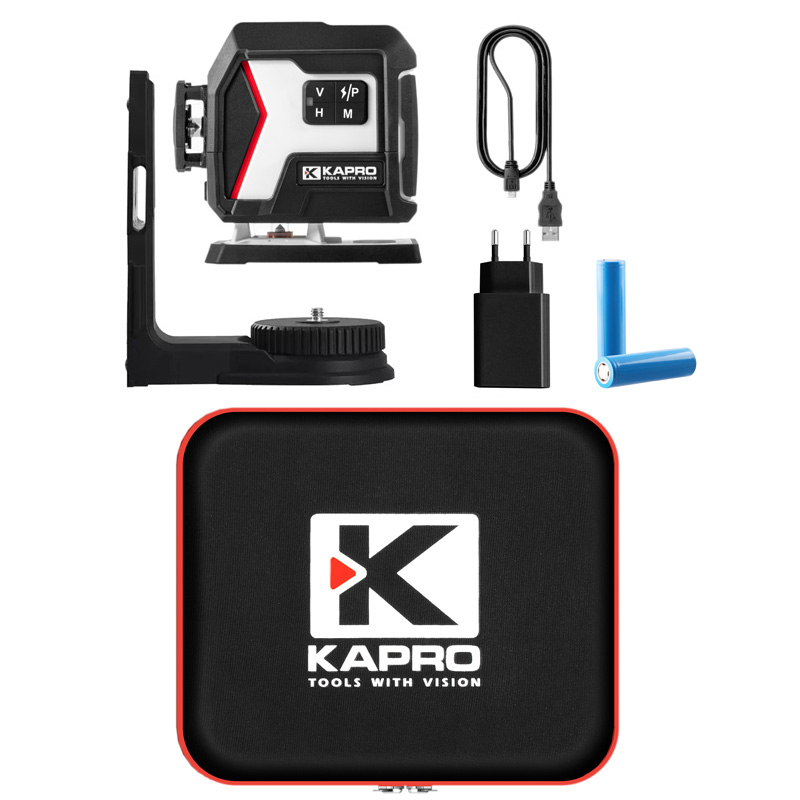 NUCLEO MINI 3D GREEN LASER : ΑΛΦΑΔΙ LASER 3 ΑΚΤΙΝΩΝ 360° 3D ΠΡΑΣΙΝΟ 933G - 633118 - KAPRO